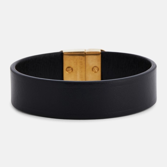 BALENCIAGA BB leather bracelet - Picture 2 of 6